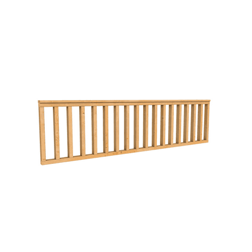 Douglas hekwerk recht type C 278,5x73 cm onbehandeld