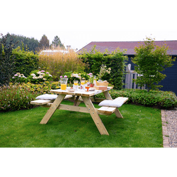 Picknicktafel easy 42 mm dik bladmaat 180x70 cm 4
