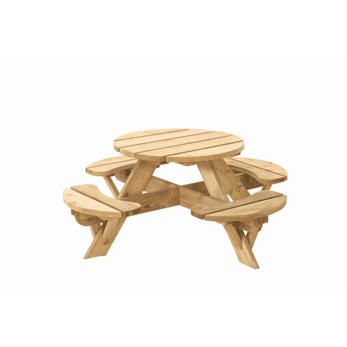 Kinderpicknicktafel rond jimmy ø 63 cm