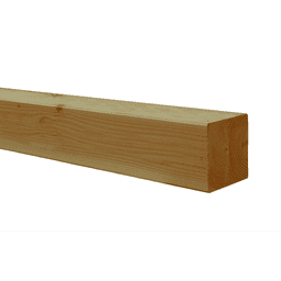 Douglas geschaafde paal duplo 14x14x300 cm groen geimpregneerd 2