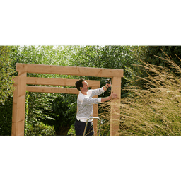 Douglas fijnbezaagde paal 15x15x300 cm onbehandeld 5