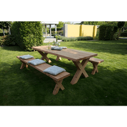 Bank xavi excellent 50x38x245 cm onbehandeld 3