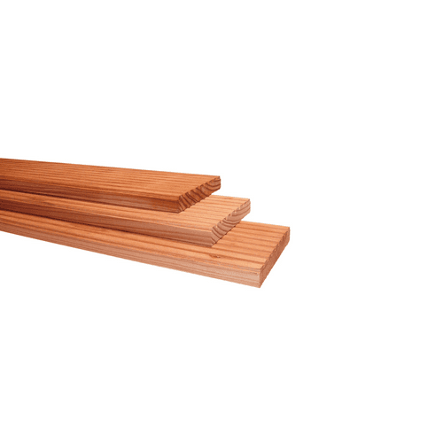 Douglas geschaafd dekdeel grof/fijn 2,4x13,8x500 cm kleurloos