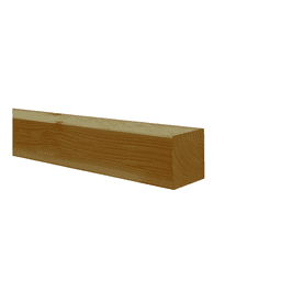 Douglas geschaafde paal 12x12x400 cm groen geimpregneerd 2