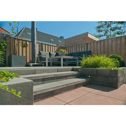 Patio stapelblok 30x10x12 cm antraciet