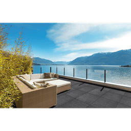 MBI GeoCeramica 60x60x4 cm entree bb stone black 4