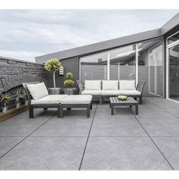 MBI GeoCeramica 80x80x4 cm impasto grigio deco 6
