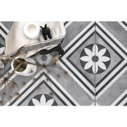 MBI GeoCeramica 60x60x4 cm concreet flower decorate 4