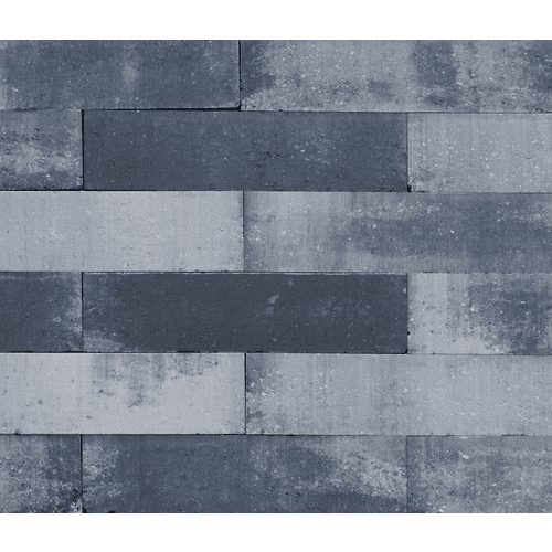 Patio stapelblok 60x15x15 cm grijs/zwart