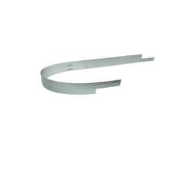 Alu mevo edge pro 244x10,2 cm zilver 3,2 mm incl. pennen 3