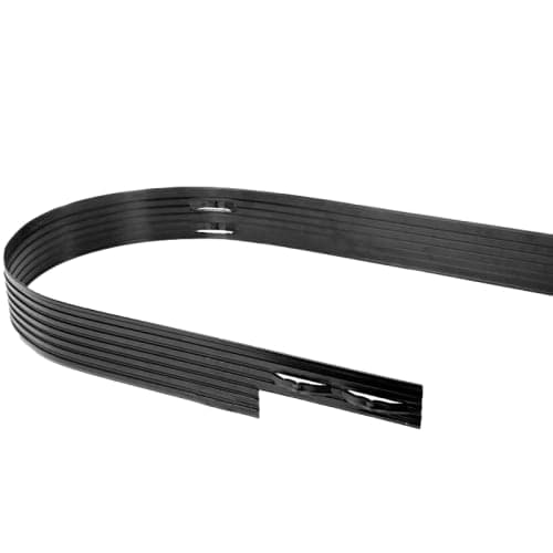 Alu mevo edge pro 229x10,2 cm zwart 3,2 mm