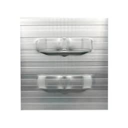 Alu mevo edge eindverbindingsclip zilver 10,2 cm 1