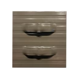 Alu mevo edge eindverbindingsclip bruin 10,2 cm 1