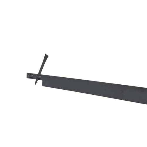 Mevosteel Fast Edge incl. 3 pennen 225x10,2 cm (2 mm) Antraciet