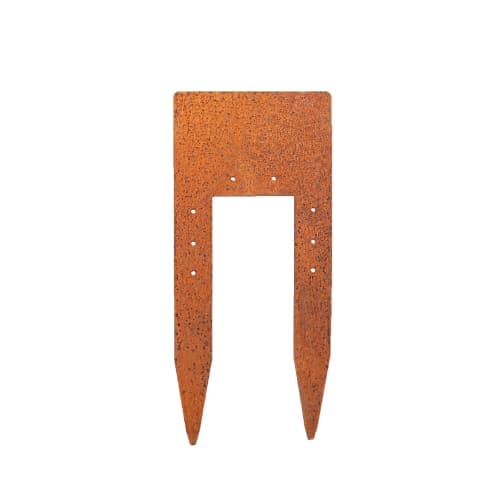Mevosteel U-vormige koppelpen 30,5 cm corten 30 cm