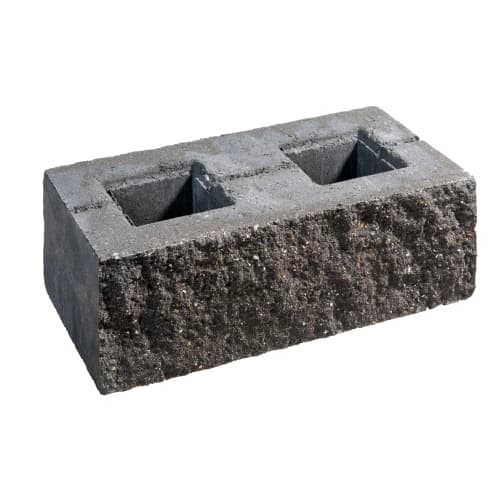 Stackton muurblok 2 zijde gezaagd blue 400x200x125