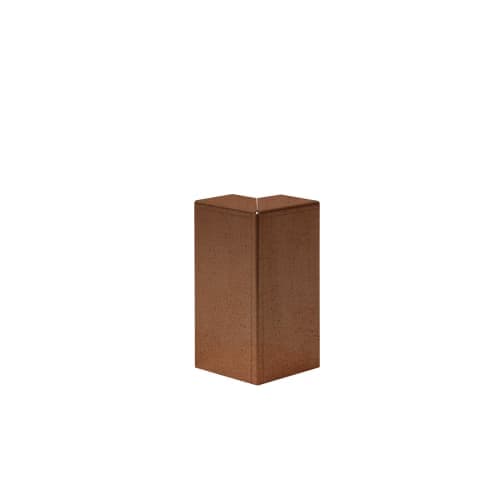 Stalen  Hoekstuk 10x10 cm voor U-profiel ongelijkzijdig 5 cm Corten
