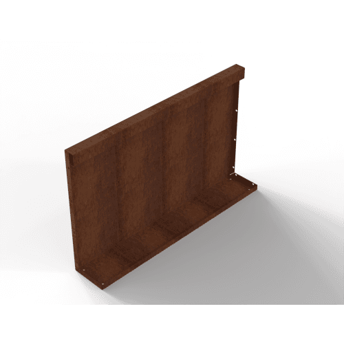 Plantenbak Module+ Recht Paneel (A) 90x56 cm Corten
