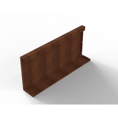 Plantenbak Module+ Recht Paneel (A) 90x42 cm Corten