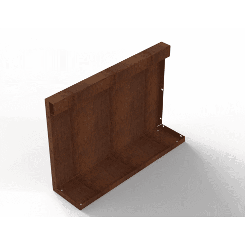 Plantenbak Module+ Recht Paneel (A) 60x42 cm Corten