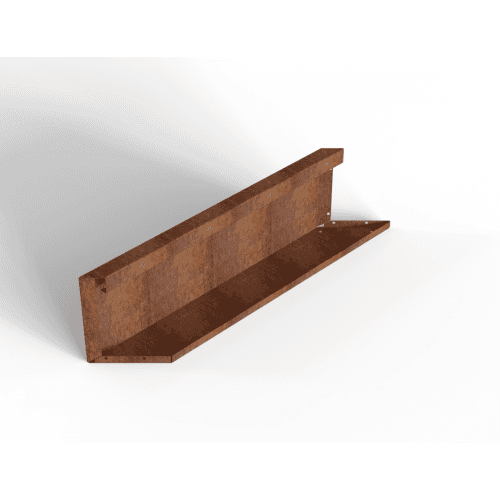 Plantenbak Module+ Parallel paneel (E) 90x28 cm L Corten