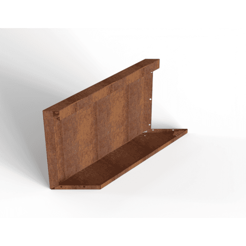 Plantenbak Module+ Parallel paneel (E) 60x42 cm L Corten
