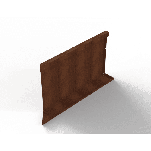 Plantenbak Module+ Inwendig hoekpaneel (C) 90x56 cm R Corten