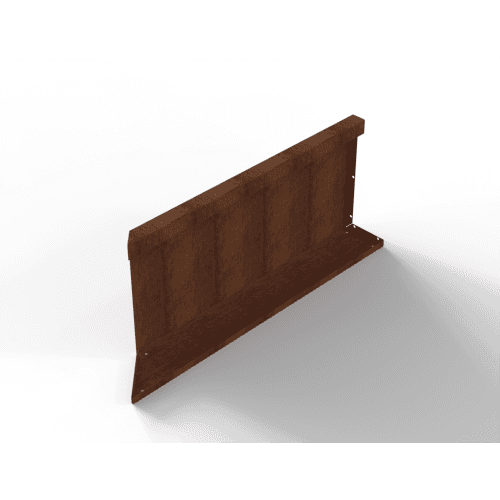 Plantenbak Module+ Inwendig hoekpaneel (C) 90x42 cm R Corten