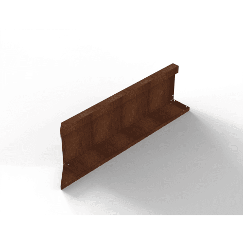 Plantenbak Module+ Inwendig hoekpaneel (C) 90x28 cm R Corten