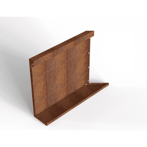 Plantenbak Module+ Inwendig hoekpaneel (C) 60x56 cm L Corten
