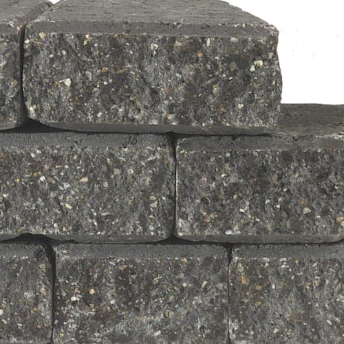 Marlux Granubrick gekliefd getrommeld 23,1/15,3x20x10 cm antraciet