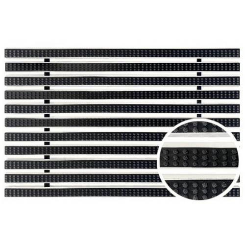 Aco Schoonloper borstelprofiel zwart 60x60x2 cm
