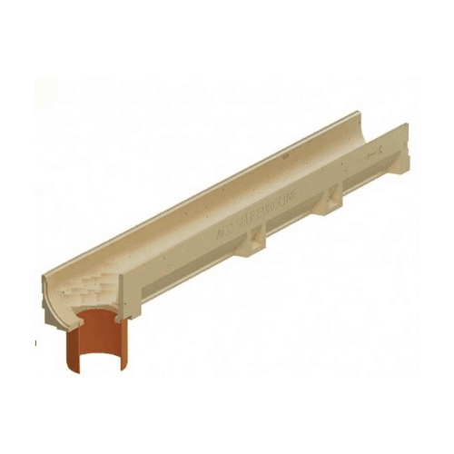 ACO Euroline goot lengte 100 cm onderuitloop