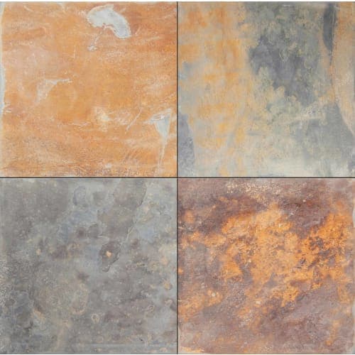Multicolour slate basic 60x60x2-3 cm