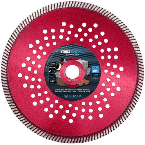 Diamantzaag keramiek en tegels droog zagen d230 Red devil  (6442105)