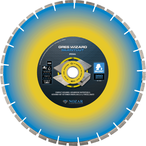 Gres Wizzard Silentcut (keramiek) d350/30/25,5