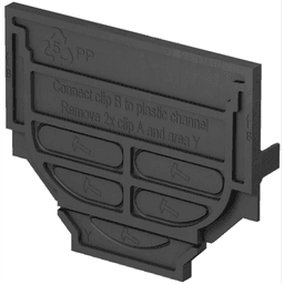 ACO easygarden universele eindkap tbv Hexaline goot 2