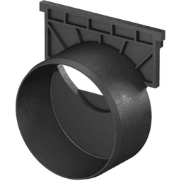 ACO easygarden universele eindkap met zijuitloop 2