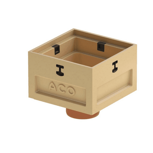 ACO Europoint Lage onderbak + Spie 25x25x21