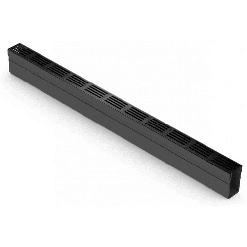 ACO slim-line vervangingsrooster zwart aluminium 100