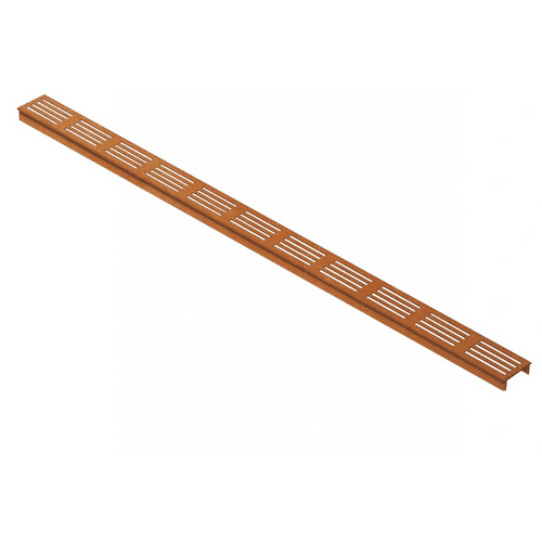ACO slim-line Corten vervangingsrooster