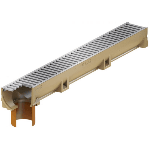 ACO Euroline goot 100 cm H60 verz o uitl ø 110