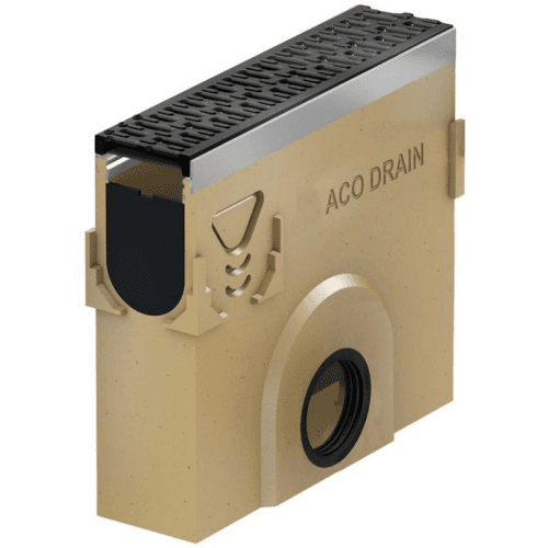 ACO multi drain D150 vuilvanger + gietijzer rooster