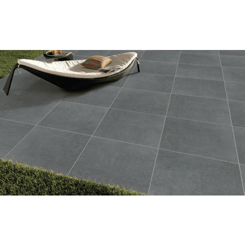Keramiek tegel 60x60x1,8 cm emirates mid grey matt
