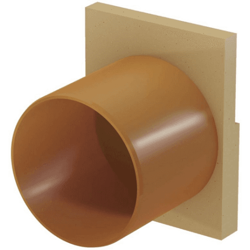 ACO Euroline eindplaat met zijuitloop