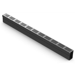 ACO slim-line goot 100 cm aluminium rooster 2