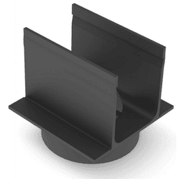 ACO slim-line onderuitloop 80 mm 2