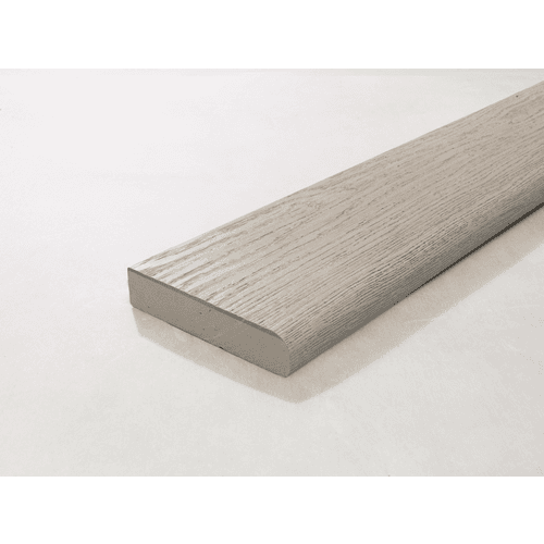 Millboard bullnose board 15x360x3,2 cm smoked/driftwood