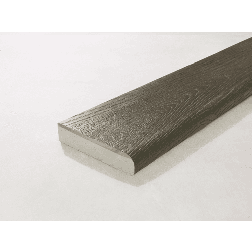 Millboard bullnose board 15x360x3,2 cm ebony grey