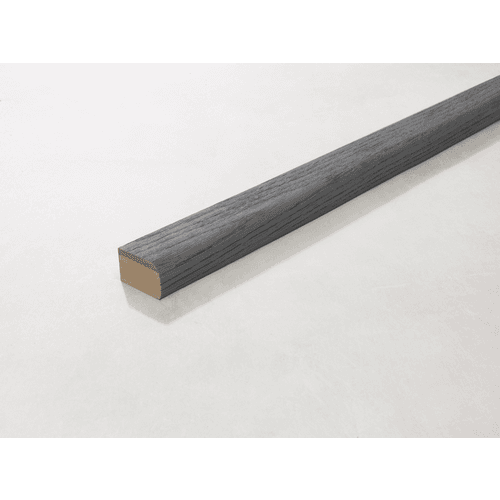 Millboard bullnose edging flex 240x5x3,2 cm brushed basalt